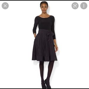 Ralph Lauren Aline Taffeta dress NAVY. Brand new.